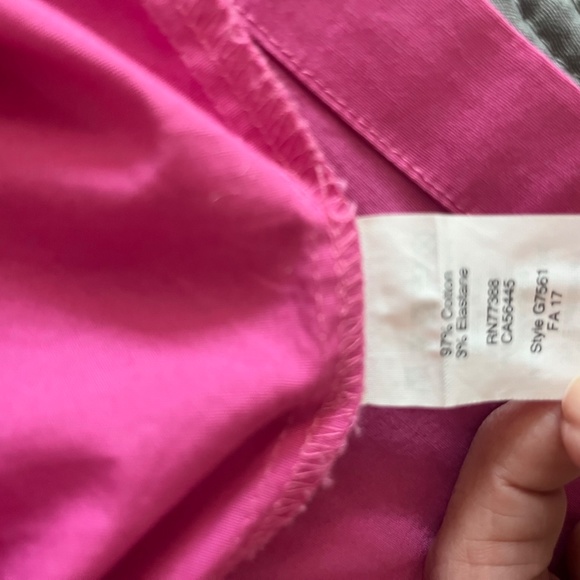 JCrew Factory Pink Ruffle Sleeve Top Size 6 - Picture 5 of 5